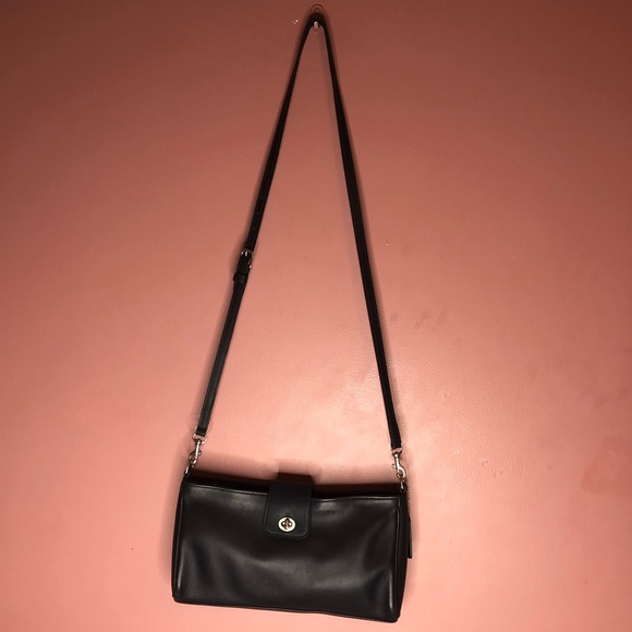 Coach 9818 Penelope black soft leather cross body bag - Picture 11 of 12